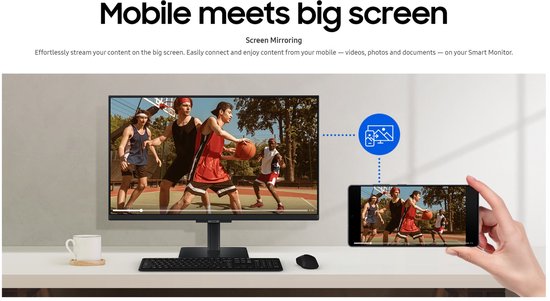 Samsung Smart Monitor M5 LS27FM500EUXEN - Écran intelligent Full HD - 27 pouces