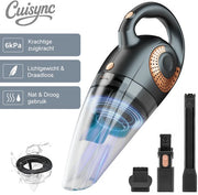 Atshark : aspirateur à main sans fil, rechargeable et puissant, pour une utilisation à sec et humide, aspirateur de poches