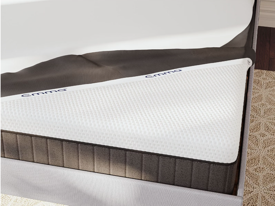 Protège-matelas et surmatelas Emma 160 x 200 cm – Blanc – Imperméable et respirant