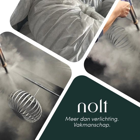 Plafonnier Nolt - Plafonnier E27 Lampe - Industriel - ⌀ 25cm - Noir