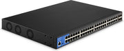 Linksys LGS352MPC - Commutateur réseau - Gigabit - Géré - 48 ports - PoE+ - Noir
