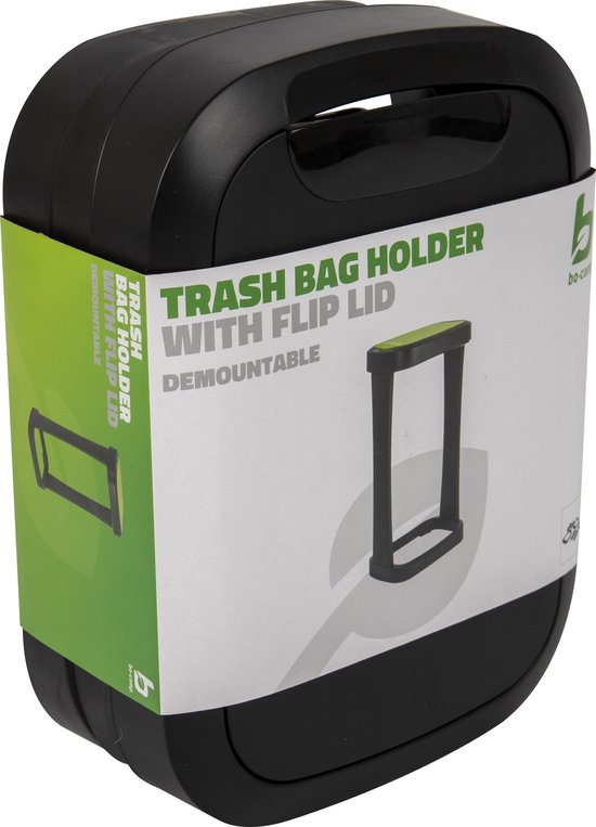 Bo-Camp BC Porte-sac poubelle Flip lid - Poubelles