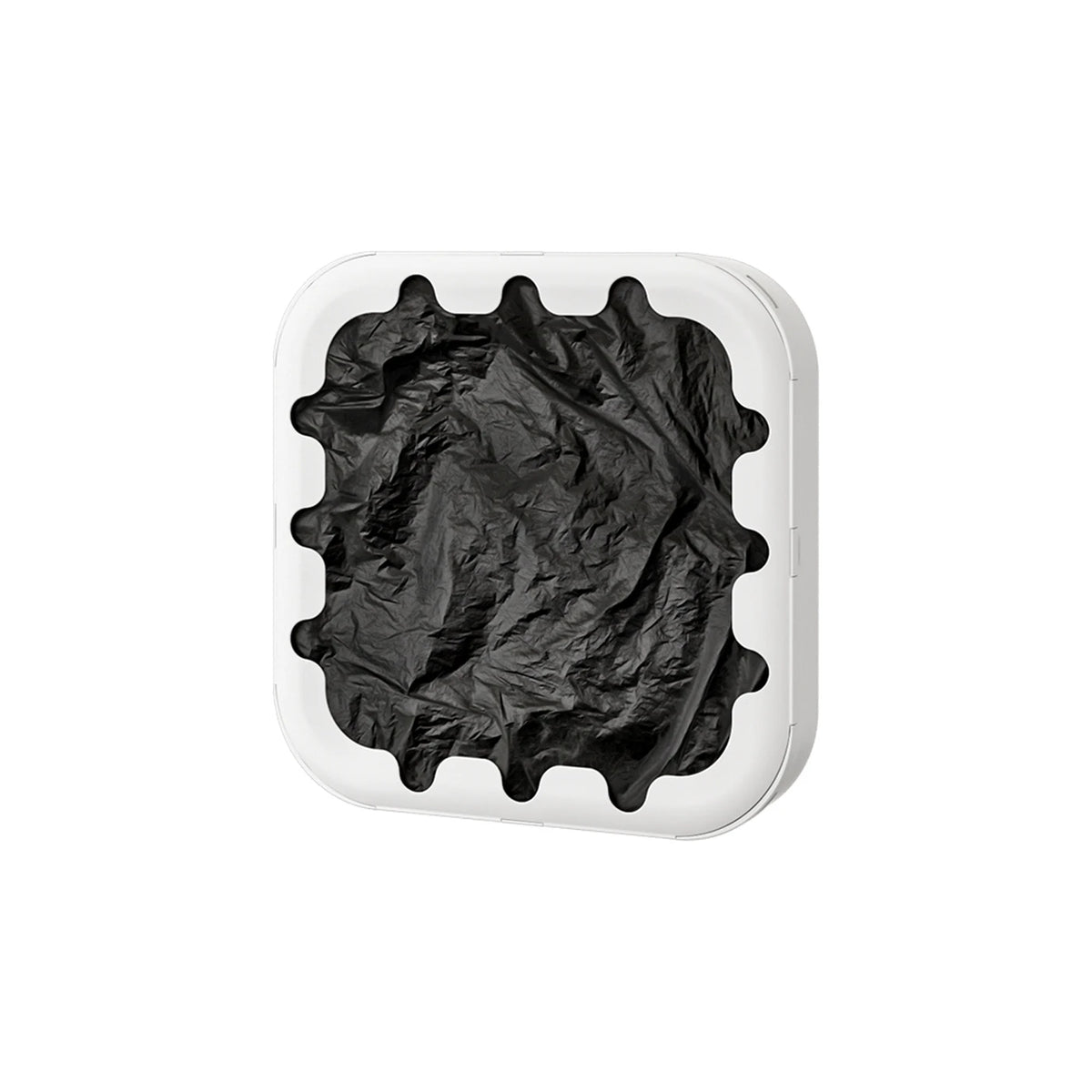 Zimatic Anneaux de rechange pour poubelle - Lot de 6 - Anneaux de rechange pour sacs poubelle - Blanc