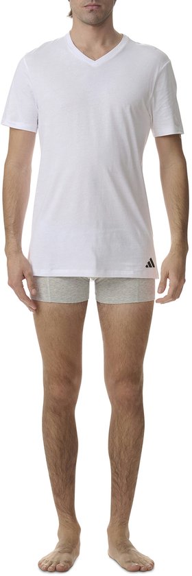 T-shirt à col en V Adidas pour homme (lot de 3) - Taille XXL