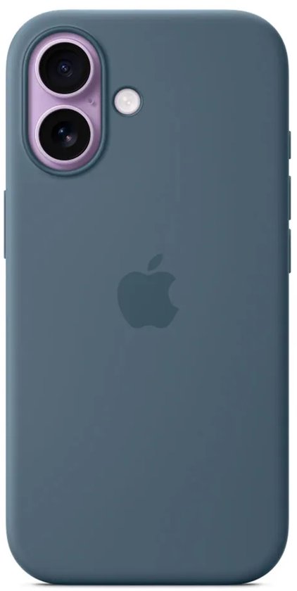 Coque en silicone avec MagSafe pour iPhone 17 - Bleu Anker