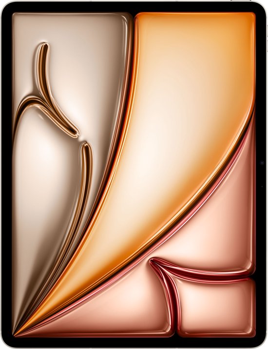 Apple iPad Air (2024) - 13 pouces - Wi-Fi + Cellular - 512 Go - Beige - 6e génération