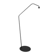 Lampe sur pied Anne Zigzag noire - Intensité réglable - Design moderne - Économe en énergie