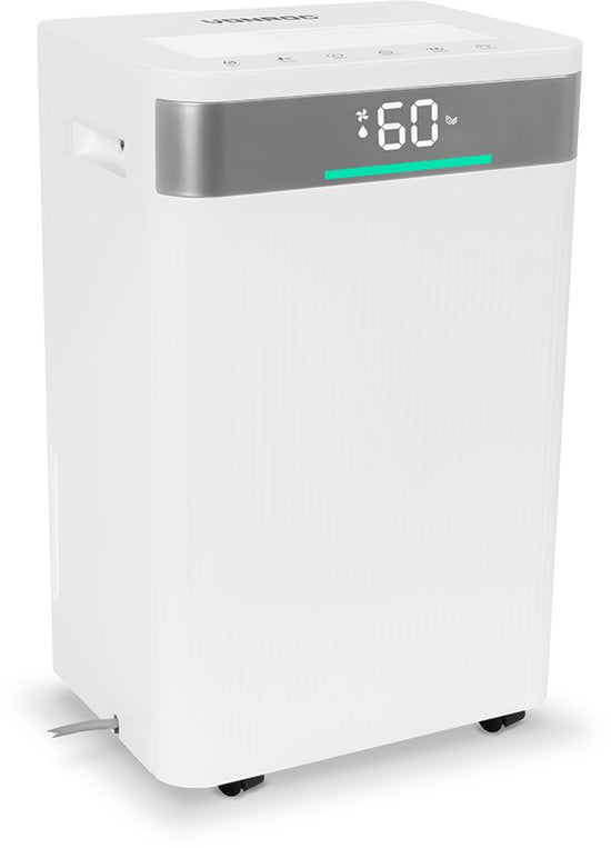 VONROC Déshumidificateur - 20L/jour - Réservoir d'eau de 4,5L - Contrôle Wifi & app - Filtre à air HEPA & Carbone