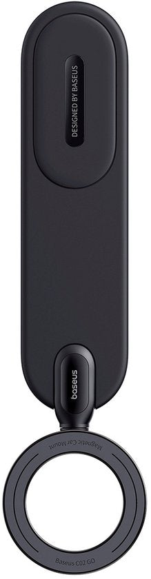 Baseus C02 Go - Support magnétique pour téléphone à fixer sur le tableau de bord - Compatible avec MagSafe - Pliable - Réglable - Noir