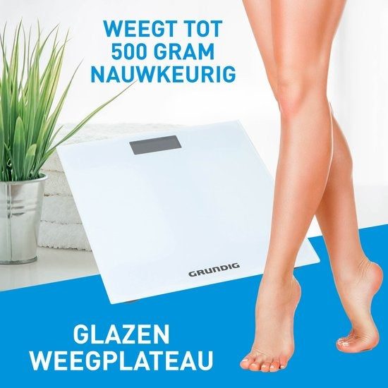 Pèse-personne Grundig - Pèse-personne numérique - précision 50 Gr - jusqu'à 180 KG