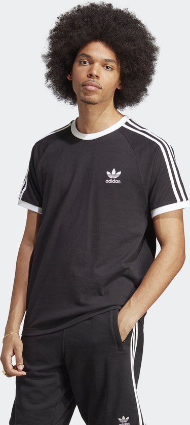 T-shirt adidas Originals Adicolor Classics 3-Stripes - Homme - Noir - L