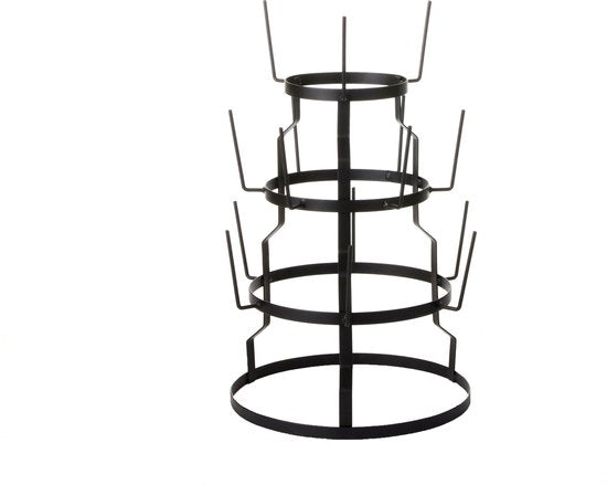 Mica Decorations Porte-mugs - H50 x Ø34 cm - Métal - Noir