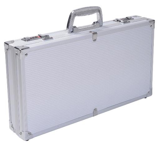 Mallette de protection côtière avec mousse de protection - Aluminium - Ignifuge - 47 x 25 x 8 cm