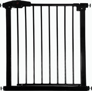 Goliving Barrière d'escalier - Fixation par pince sans perçage, rallonge incluse - extensible - 78-93 x 6 x 85 cm - Noir
