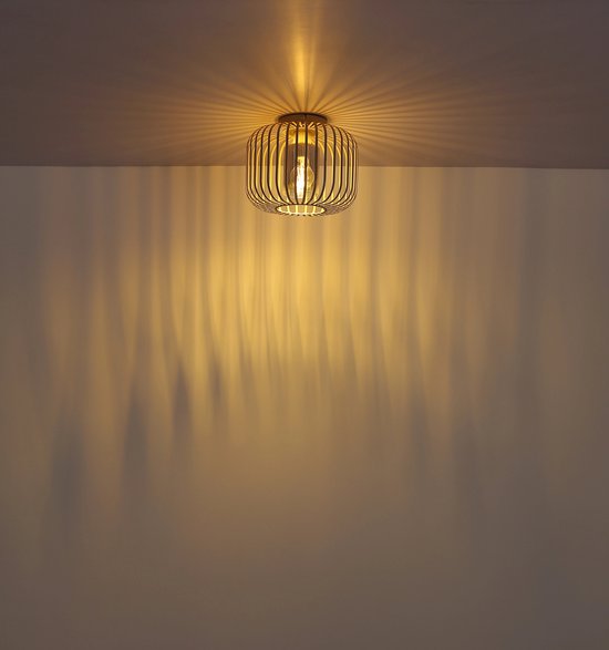 Plafonnier - beige - ALFRED - métal - Ø 28 cm - E27 - 15758D - Globo