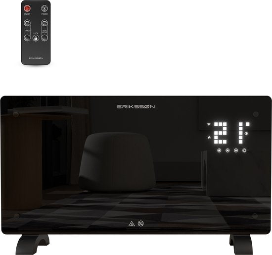 Réchaud électrique Erikssøn - 1500W - Noir