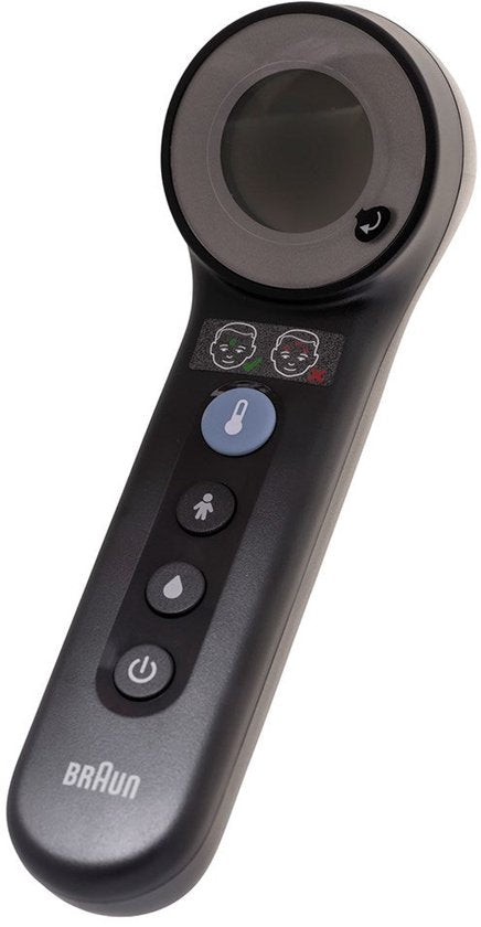 Thermomètre médical Braun BNT400B Age Precision Touch/No Touch, couleur anthracite