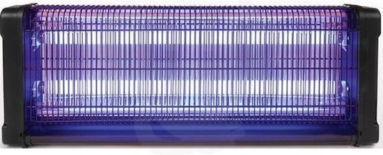 Perel Désinsectiseur, électrique, grille de tension 2800 V, bac de récupération amovible, 150 m², noir