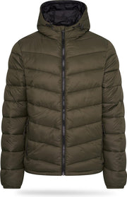 Pierre Cardin - Veste matelassée d'hiver pour homme - Vert - Taille M