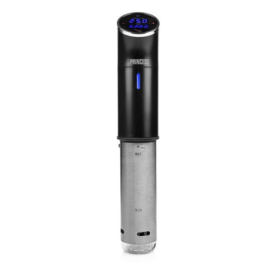 Princess 267003 Sous Vide Stick - Étanche IPX7 - Sonde de cuisson sous vide - Réglage précis de la température - Écran tactile - 1 200 W