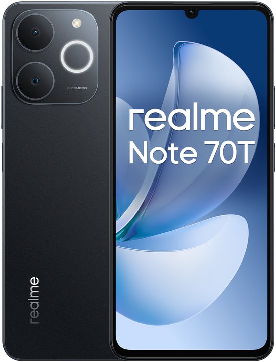 Realme NOTE 70T - 4 Go/128 Go - Noir
