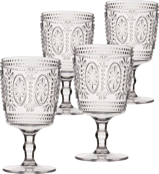 Bo-Camp - Verre à vin - Sicilian - 300 ml - Lot de 4