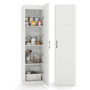 Meuble de rangement Coast - indépendant - 4 étagères - blanc - 150 cm de hauteur