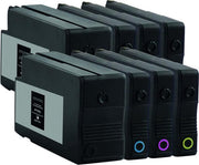 953 XL | 8 Pack | Marque maison | Cartouches pour HP | Clé USB 128 GB gratuite