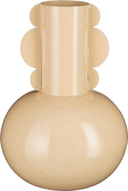 Vase Mica Decorations  - H36 x Ø25 cm - Métal - Beige