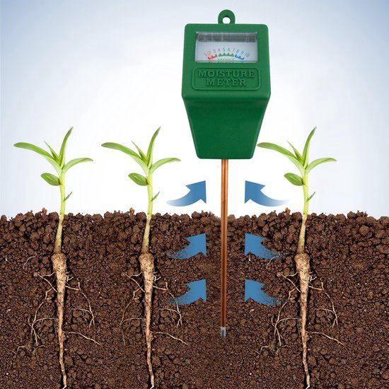 TIKKENS® Humidimètre Sol Plantes - humidimètre Fleurs/Plantes - humidimètre - produits/accessoires de jardin
