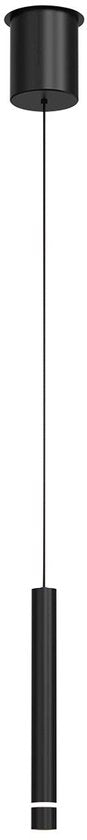 Suspension Volari 4714ZW noire, design, hauteur réglable de 50 à 170 cm, avec des composants métalliques et électroniques, marque Steinhauer