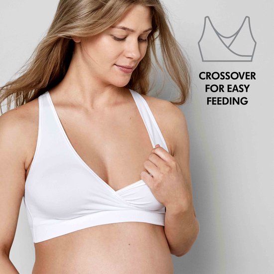 Soutien-gorge de grossesse et d'allaitement Medela Keep Cool Sleep, blanc, taille M