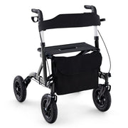 Déambulateur Coast - Pliable - Avec siège - Max. 135 kg - Noir