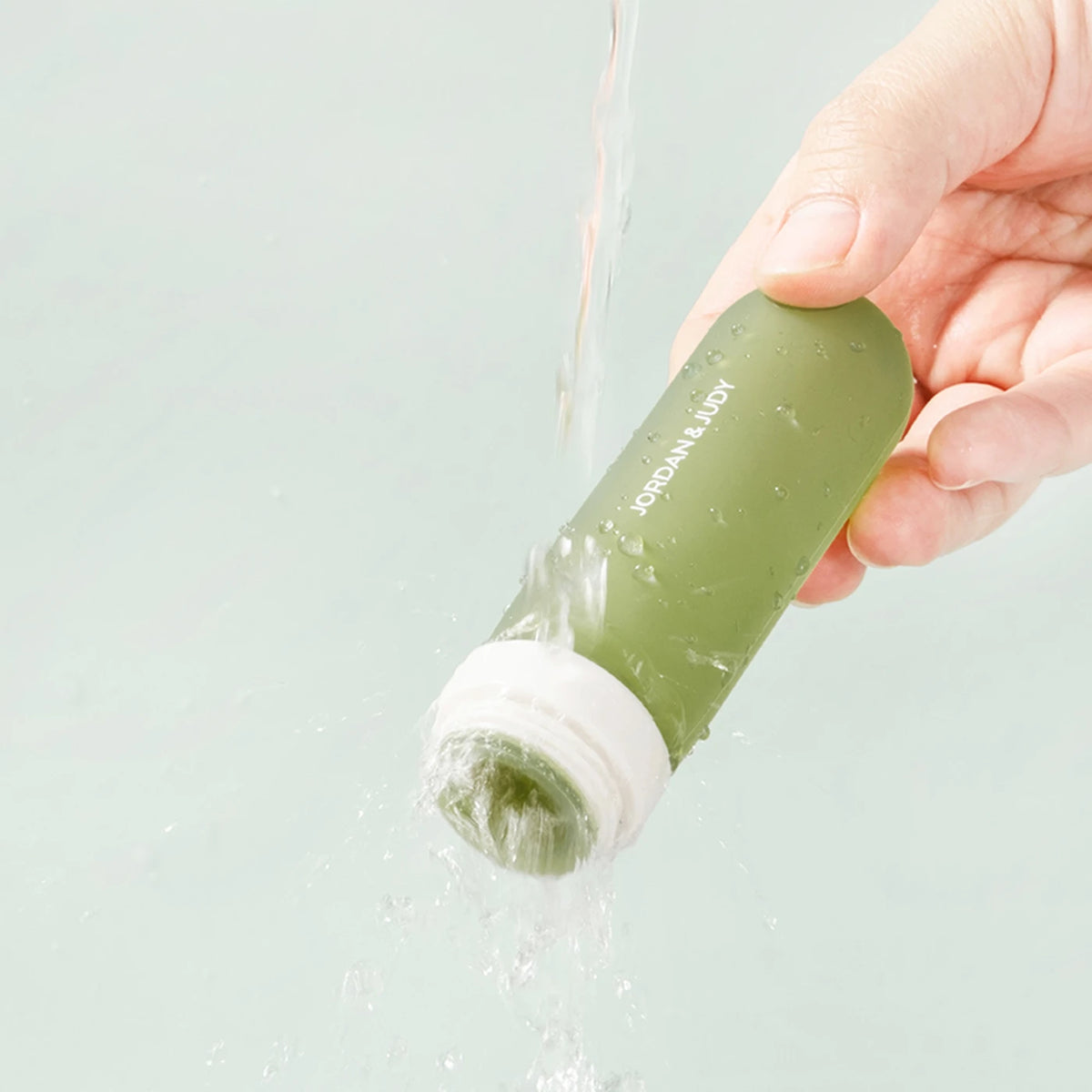 JORDAN&JUDY Flacons de voyage rechargeables en silicone - 50 ml - Réutilisables, étanches