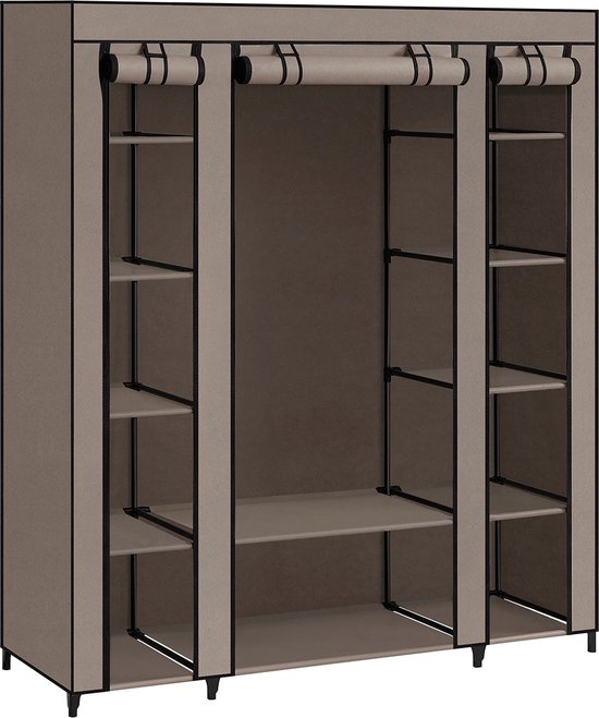 Penderie pliable avec tringle à vêtements - Espace de rangement organisé