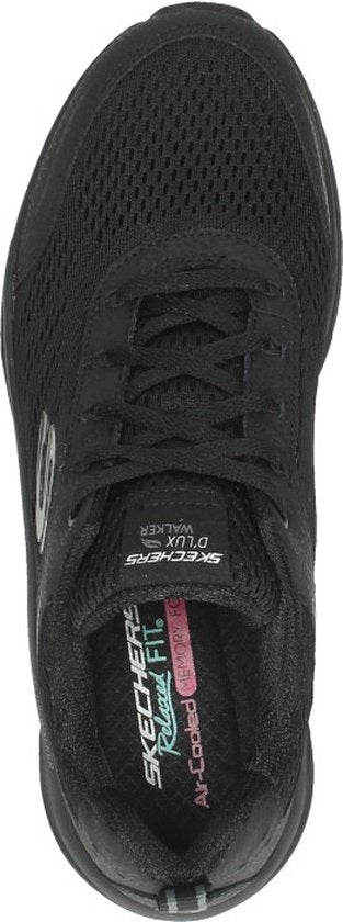 Baskets Skechers D'Lux Walker-Infinite Motion pour femme - Noir
