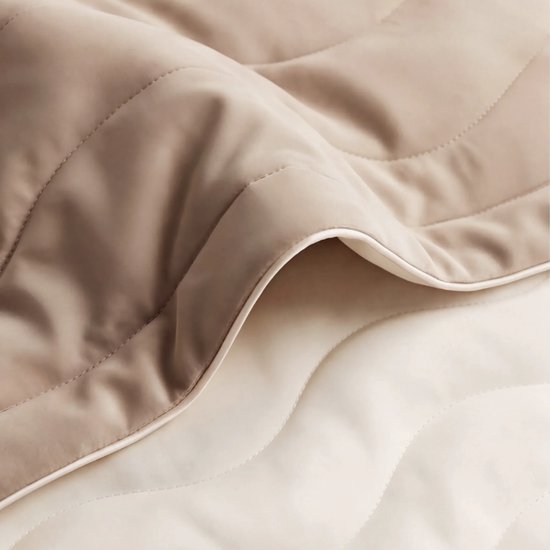 Cloudpillo Couette rafraîchissante - Couette rafraîchissante 240 x 220 cm - Natural Sand - Effet rafraîchissant des deux côtés - Couette d'été sans housse - Pour dormir au frais en toutes circonstances