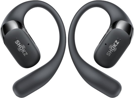 Casque de sport Shokz OpenFit 2 à écoute ouverte – Écouteurs sans fil – Noir