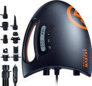 Pompe à air OutdoorMaster Shark II pour SUP - Noire - 20 PSI, électrique, 12 V