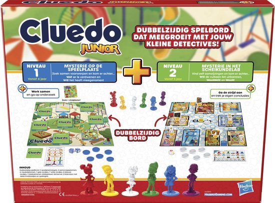 Cluedo Junior - Jeu de société - Hasbro Gaming Classic - Jeu de société