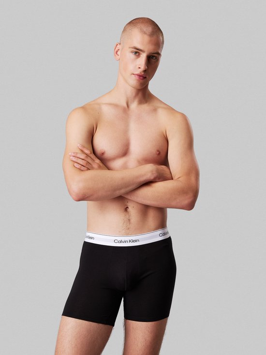 Boxers Calvin Klein - Homme - Lot de 3 - Noir - Taille L
