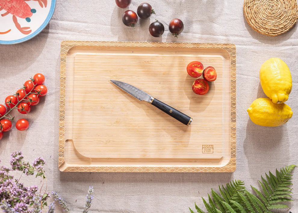 Ensemble de couteaux KOTAI Starter, 2 pièces – Acier San-Mai AUS-10 – Bois de pakka noir