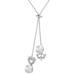 Collier Elegance avec pendentif - Yolora - Argent