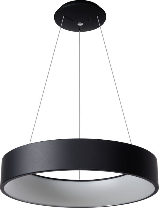Lucide TALOWE LED - Suspension - Ø 60 cm - LED à intensité variable - 1x39 W 3000 K - Noir