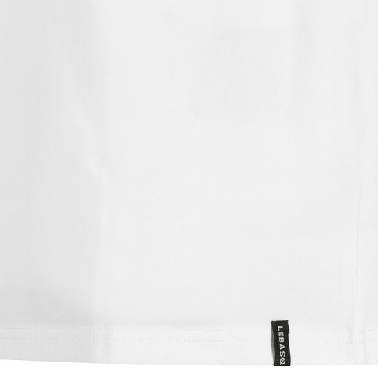LebasQ - T-shirt Davis pour hommes - 3 packs - avec col en V - Extra long - Convient comme maillot de corps - Blanc - L - Coton