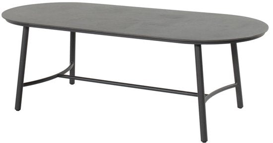 Table à manger Flora, céramique noire, 220 x 100 cm