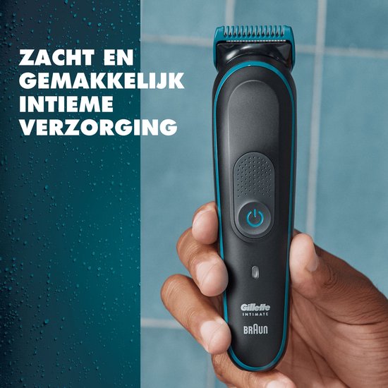 Tondeuse intime Gillette - Tondeuse pour les parties intimes et tondeuse pour le corps pour hommes - pour le pubis