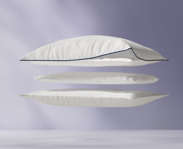 Coussin Emma « Wolkenkussen » en microfibre, 40 x 80 cm – Blanc – Polyester et Aerosoft