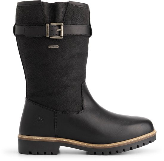 Travelin' Vrangen pour homme - Bottes de plein air - Doublées de laine - Noir