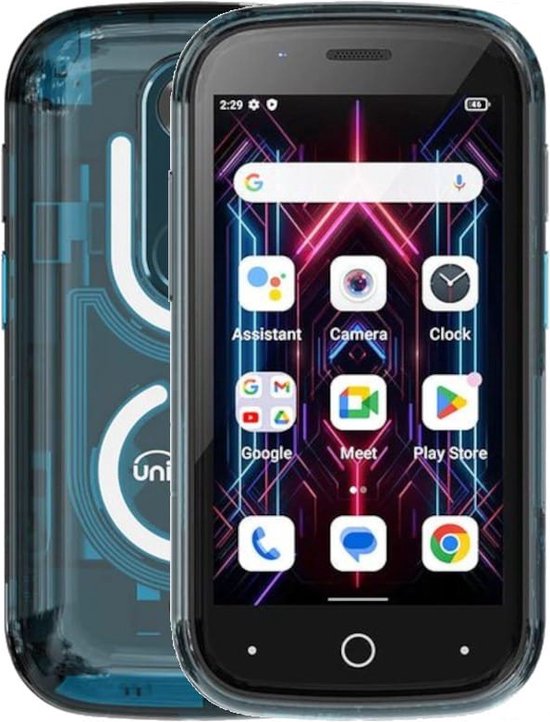 Unihertz Jelly Star 7,62 cm (3") Double SIM Android 13 4G USB Type-C 8 Go 256 Go 2000 mAh Bleu